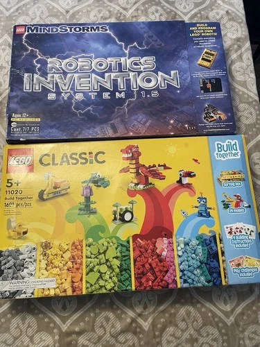 LEGO 9719 Mindstorms RCX Robotics Invention System + Lego Classics Incomplete