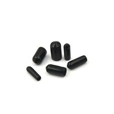 1000pc Round Rubber PVC End Cap Cover for Pipe Tube Hub Screw Thread Protector