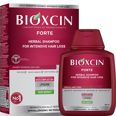 Bioxcin Forte Herbal Shampoo Against Hair Loss All Hair Types 300 ml