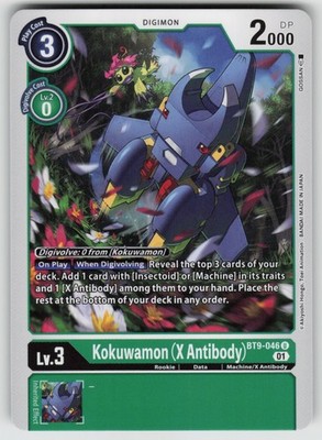 Kokuwamon (X Antibody) Uncommon X Record BT9-046 U LP