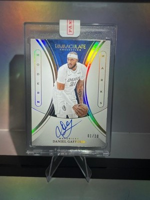 2024-25 Panini Immaculate Daniel Gafford Modern Marks Auto/10