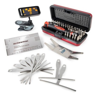 StewMac Guitar Tune-up Set, Imperial (104742)   Pro Setup Tools for...