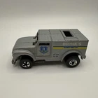 Vintage 1970 Hot Wheels Funny Money BRINK’S Security Armored Truck Toy Hong Kong