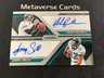 2025 Panini Prizm Black #DA-JAG Jimmy Smith Mark Brunell Dual Auto