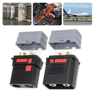 Heavy Duty QS10PL For battery Connector with Dust Cover 500A Max Current