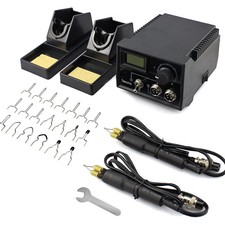 60W Professional Wood Burning Kit Pro Burner Pyrography Tool with 20 Wire Nibs