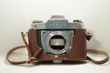 Vintage Ihagee EXA IIb 35mm Film Camera Body Only w/ Case Exakta Mount