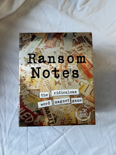 Grapefruit Ransom Note Ransom Notes Game COMPLETE Charty Party 2023 Word Magnets | eBay
