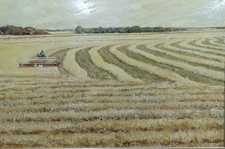 Listed Artist Nicholas Volpe Huge Oil Landscape Painting. 30x42