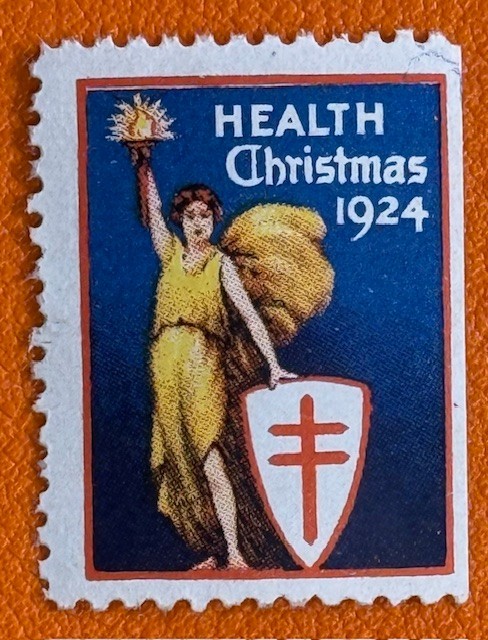 1924 USA  National Tuberculosis Association Christmas Seals TB Cinderella MNHFG