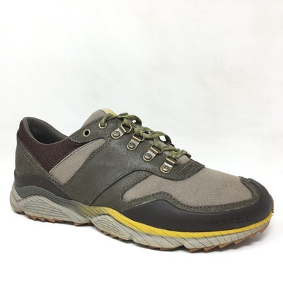 Merrell All Out Evade Boulder Hiking Shoes Sneakers Mens Size 9 Brown Gray Trail