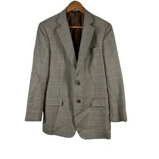 Brooks Brothers Blazer Mens 40R Houndstooth 1818 Fitzgerald Full Canvas Drago