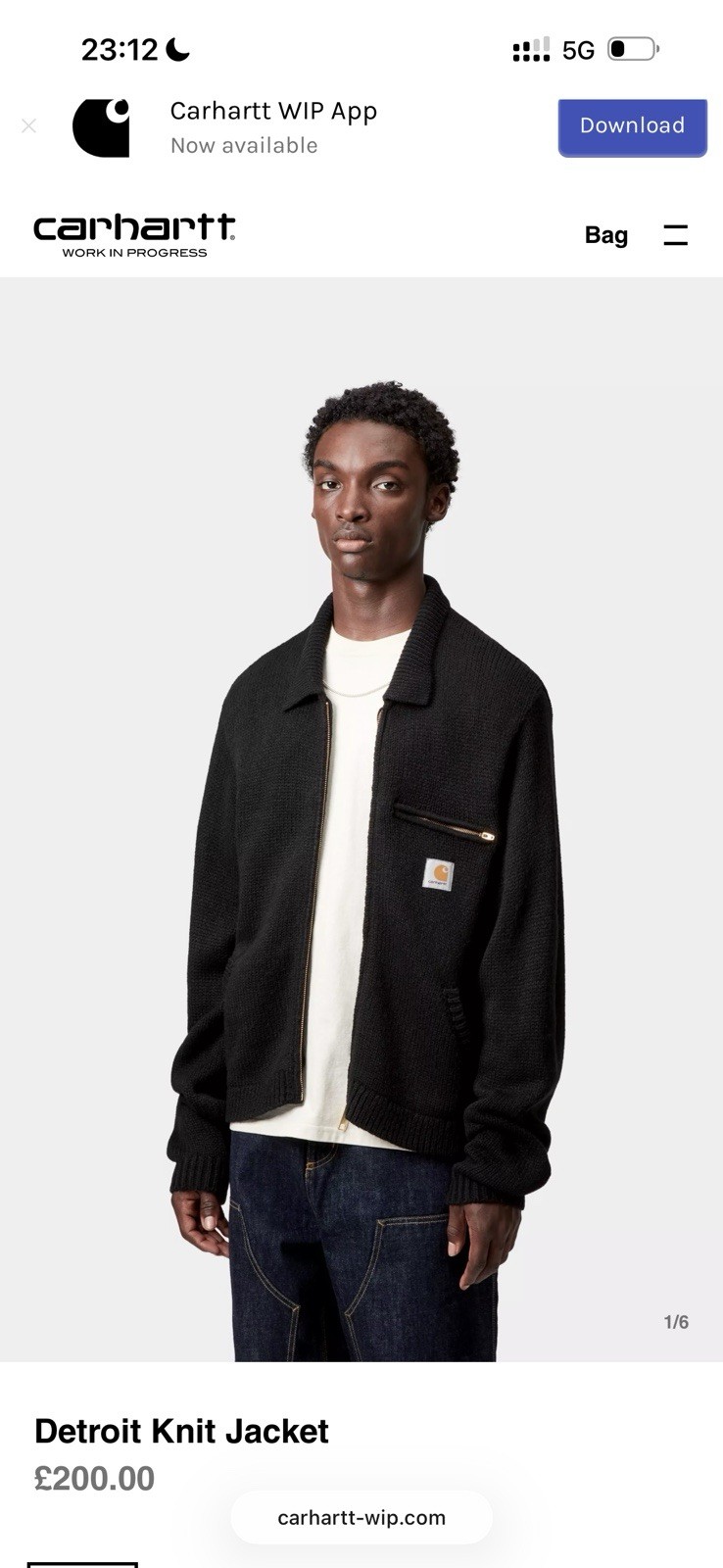 Carhatt Detroit Knit Jacket image 6