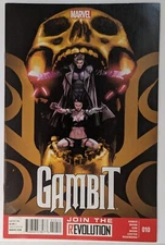 Gambit #10 Marvel Comics 2013 Direct Edition Sleeve And Board F/VF