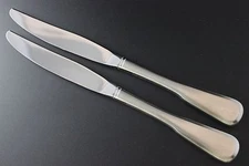 Oneida SSS Stainless Silverware - YORKTOWNE Satin - Hollow Dinner Knives (2)