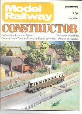 Model Railway Constructor July 1974 DH