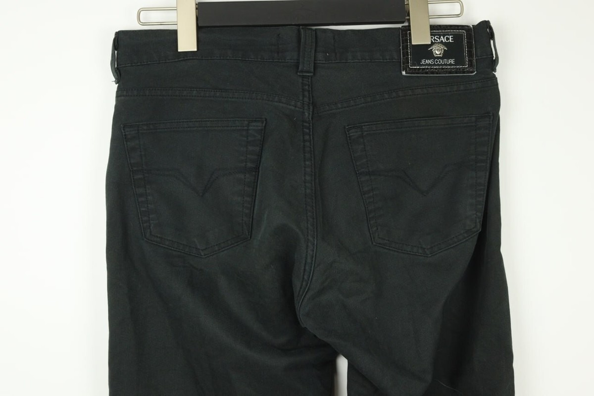 【関税込み】Versace Jeans Couture ブラック Jegging ジーンズ VERSACE JEANS COUTURE (ヴェルサーチェ ジーンズ クチュール
