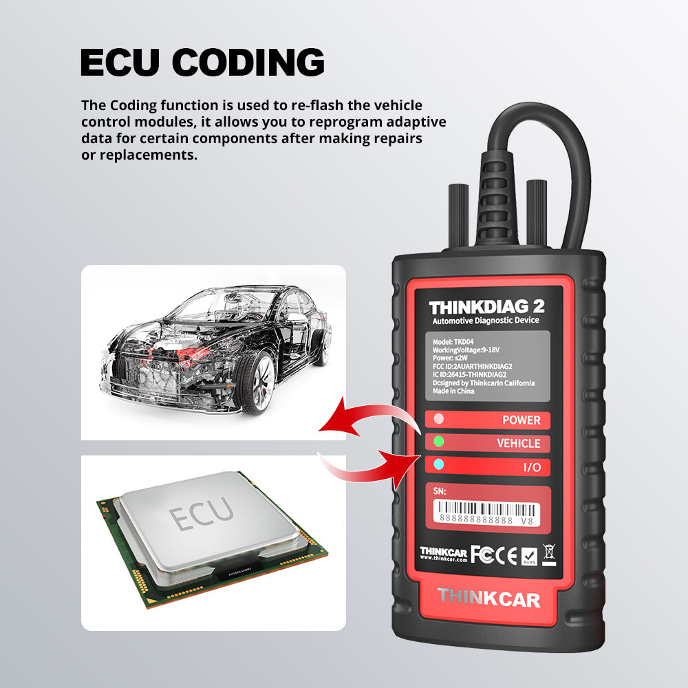 2025 Thinkcar ThinkDiag Nueva Versión OBD2 BT Escáner Lector De Código