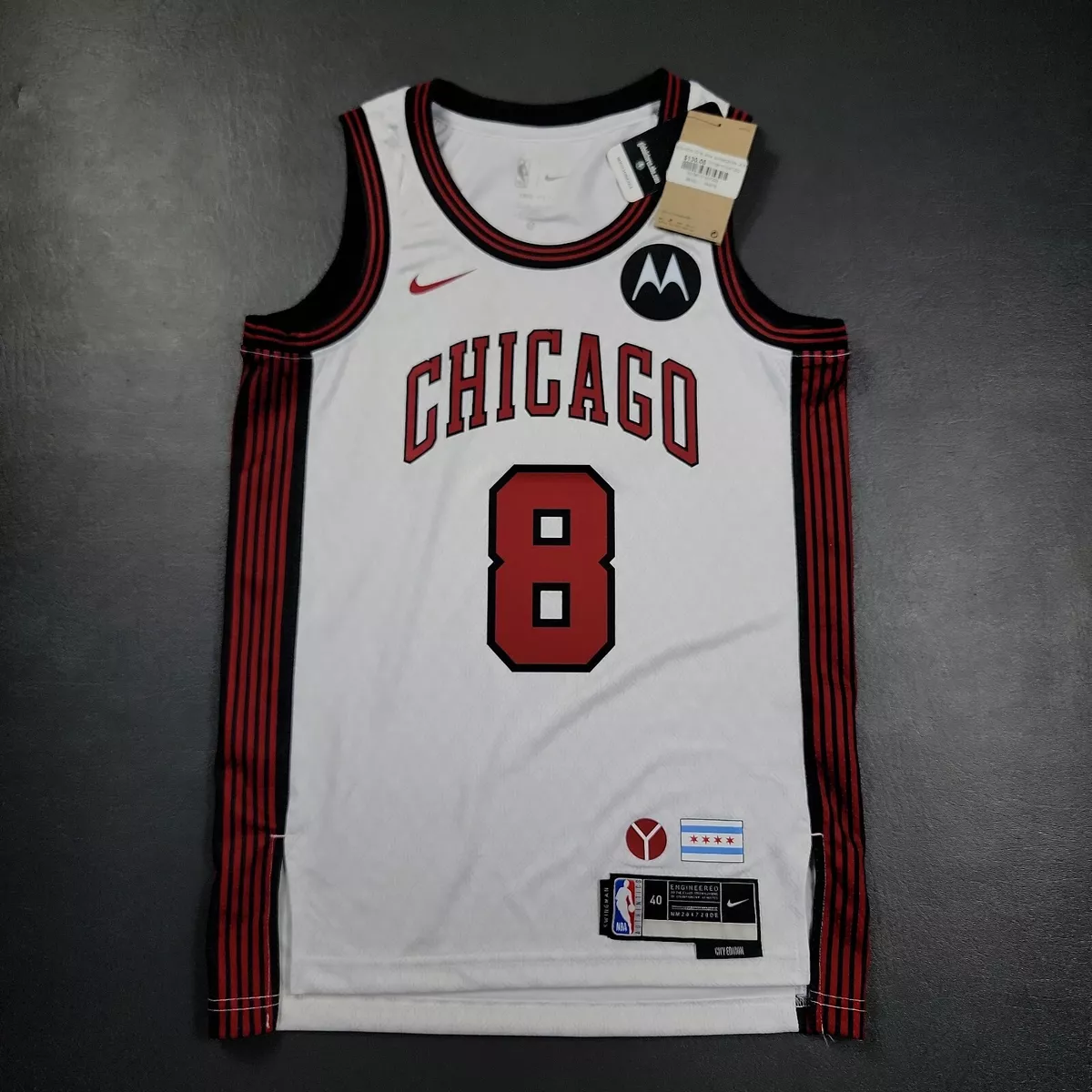 100% Authentic Zach Lavine Nike Bulls City Edition Swingman Jersey Size 40  S