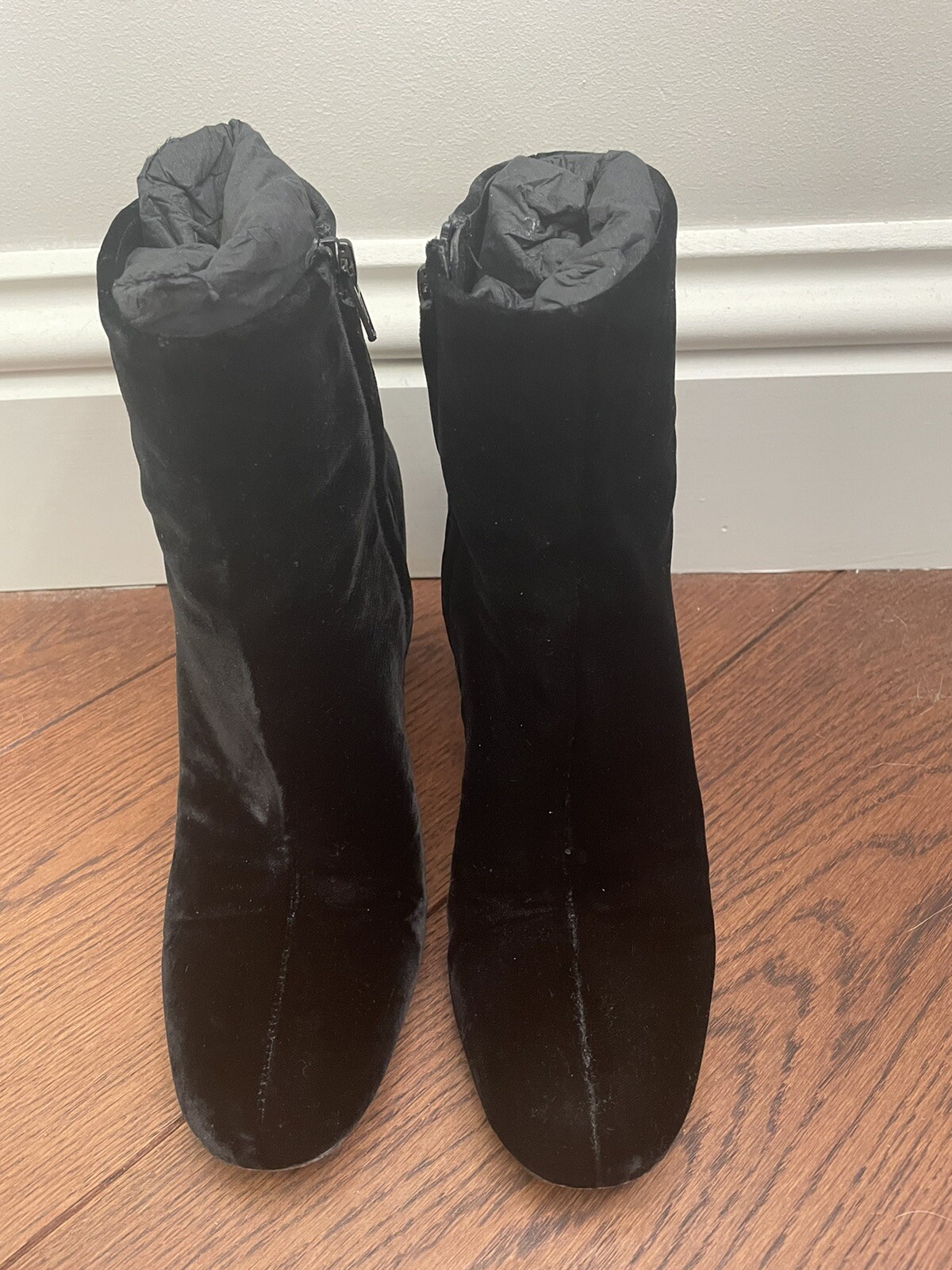 Stivaletti in velluto Saint Laurent taglia 38 5 con scatola