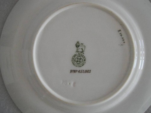 ROYAL DOULTON #657883 DESSERT PLATE 6" RARE EXCELLENT CONDITION MULTIPLES AVAIL - Picture 5 of 12
