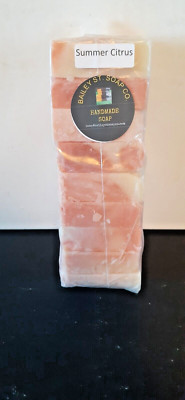 Summer Citrus Handmade soap precut 9 bars