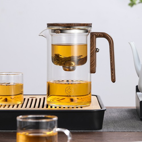 2025 Magic Teapot Witchcraft Teapot Water Separation Glass Teapot w/Infuse 600ML - Picture 8 of 13