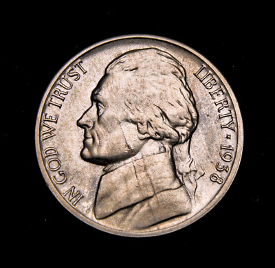 1938  Jefferson Nickel BU