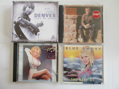 Dolly Parton Greatest Hits CD + John Denver, Take Me Home.