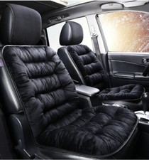 2 Packs Car Seat Cushion Plush Seat Covers Winter Warm Front Seat Protector Pad