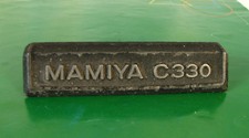 Mamiya C330 Pro F TLR Camera's Name Plate- Genuine Mamiya Parts