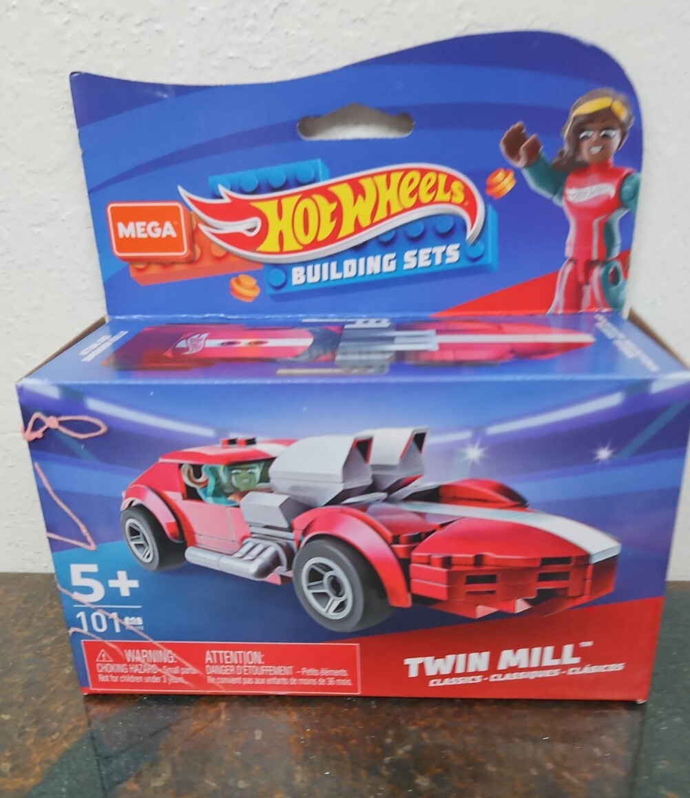 MEGA Construx Hot Wheels Building Set TWIN MILL (101 Pieces