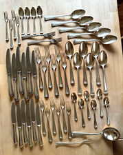 54 tlg. Menübesteck für 6 Personen BSF Platura Modell 100 mit 90er Silberauflage