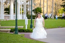 David’s Bridal size 22 wedding dress used