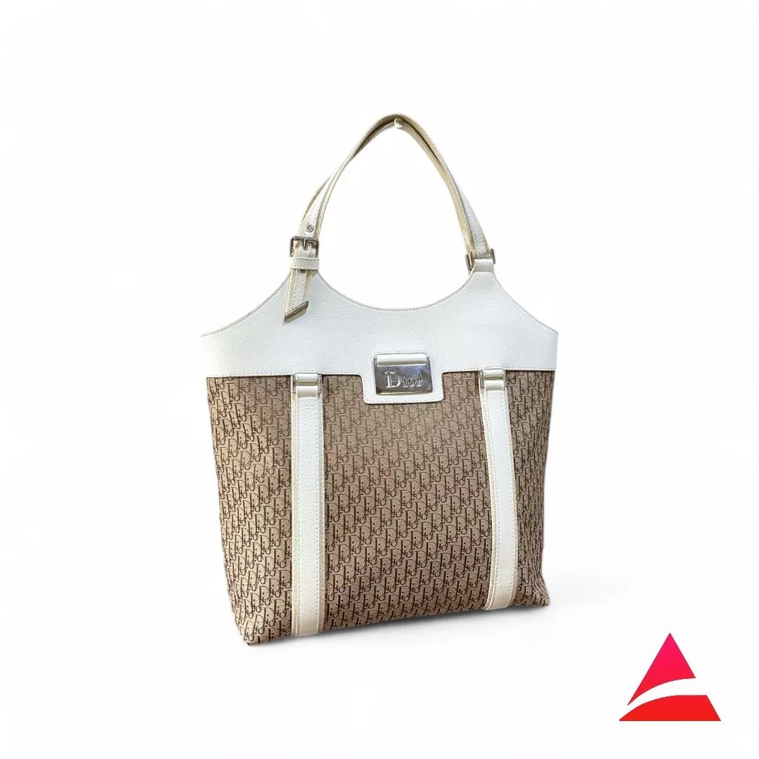 Dior   Sac à main trotteur street chic monogramme beige