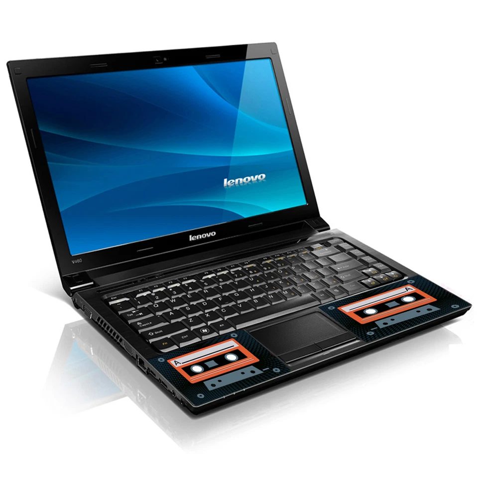 17.3" 18" 19" Laptop Notebook Skin Sticker Protective Decal Cassette Design A140 - Image 3 of 4