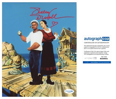 Shelley Duvall AUTOGRAMM Popeye (1980) - ''''Olive Oyl'''' 10x8'''' Foto ACOA