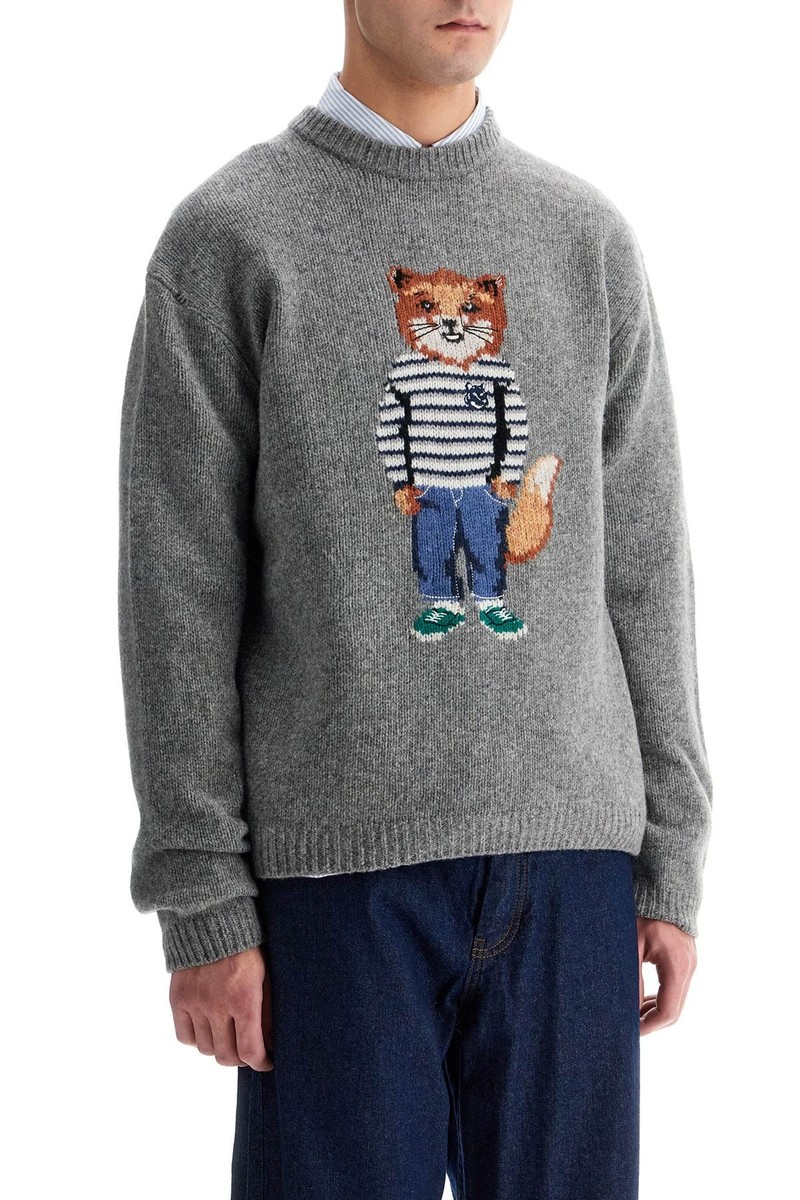 Maison Kitsune Wool Sweater | eBay Maison Kitsune Wool Sweater | eBay