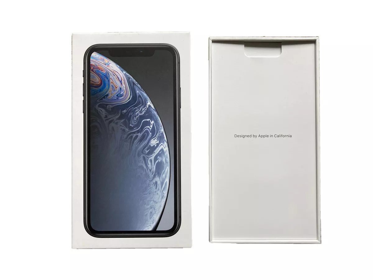 BOX ONLY Apple iPhone XR - 128gb - Black - iPhone NOT INCLUDED