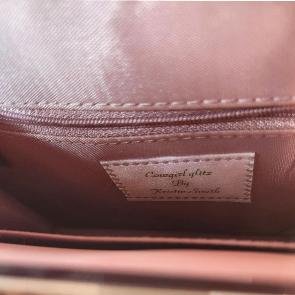 Cowgirl Glitz Rhinestones & Feather Shoulder Bag by Kristin Smith - Image 4 of 4