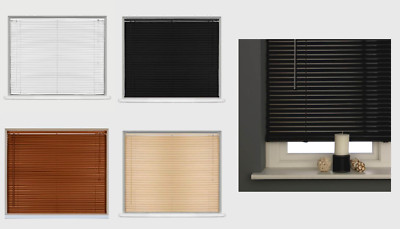 Fensterrollo PVC Jalousie Home Office Holzrollo von 60cm bis 150cm