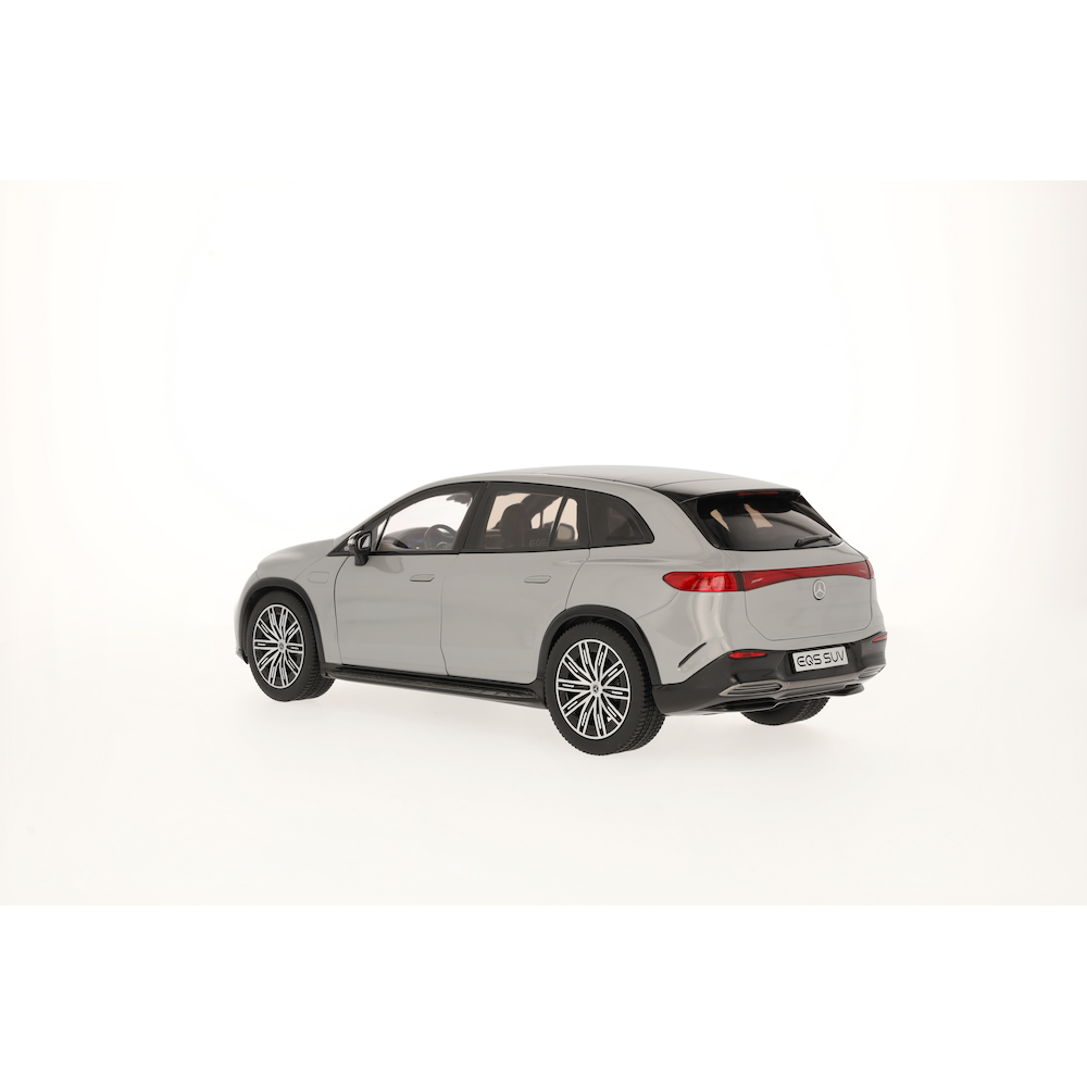 Mercedes-Benz EQS SUV AMG Line X296 Alpine Gray Diecast Model Car
