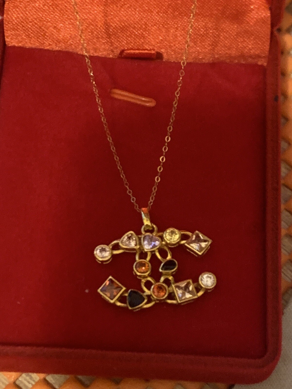 18karat Real Yellow Gold Necklace eBay