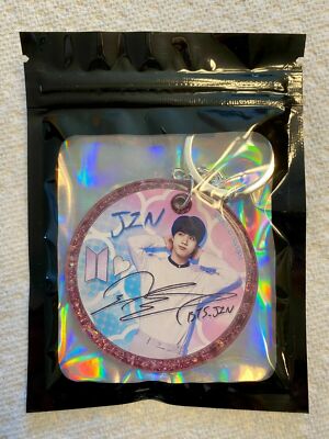 BTS Keychain: Signature Series (JIN Kim Seokjin) Autograph