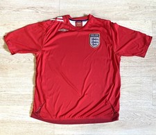 VINTAGE UMBRO ENGLAND NATIONAL TEAM SOCCER JERSEY SIZE XL