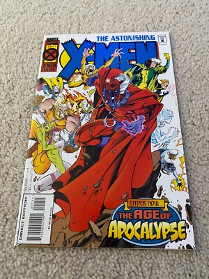 Astonishing X-men  1  NM  9.4  Magneto  Rogue  Storm  Sabertooth  Iceman