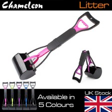 Foldable Dog Poop Scoop Pet Waste Pickup Long Handle Poo Remover Picker Scoop