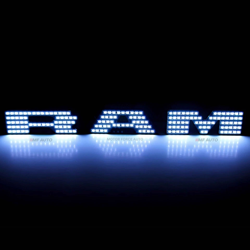 ✅ NEW 2019-2024 RGBW LED controller Letters Sets For Dodge RAM 1500 OEM emblem Foto 2 de 4