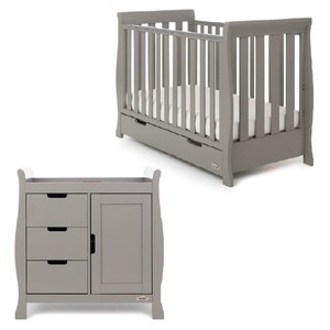 obaby stamford mini sleigh cot bed