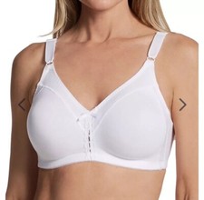 BALI Bra Size 38DD Flexible Support COOL COMFORT Wirefree Bra White 3820 NEW